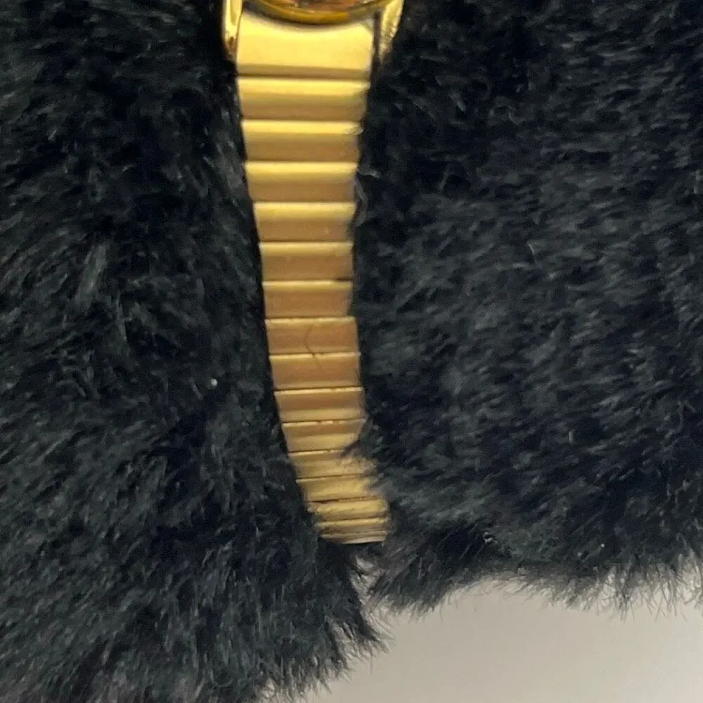 Timex Women's Gold-Tone Cavatina Oval Case 377 BA Cell Expansion Band Wristwatch